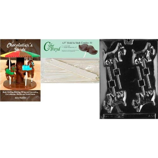 SCOTTY DOG MOULD SCOTTIE DOG CHOCOLATE LOLLY LOLLIPOP MOULD 4 SHAPES ON 1 MOULD SCOTTY DOG MOULD SCOTTIE DOG CHOCOLATE LOLLY LOLLIPOP MOULD 4 SHAPES ON 1 MOULD
